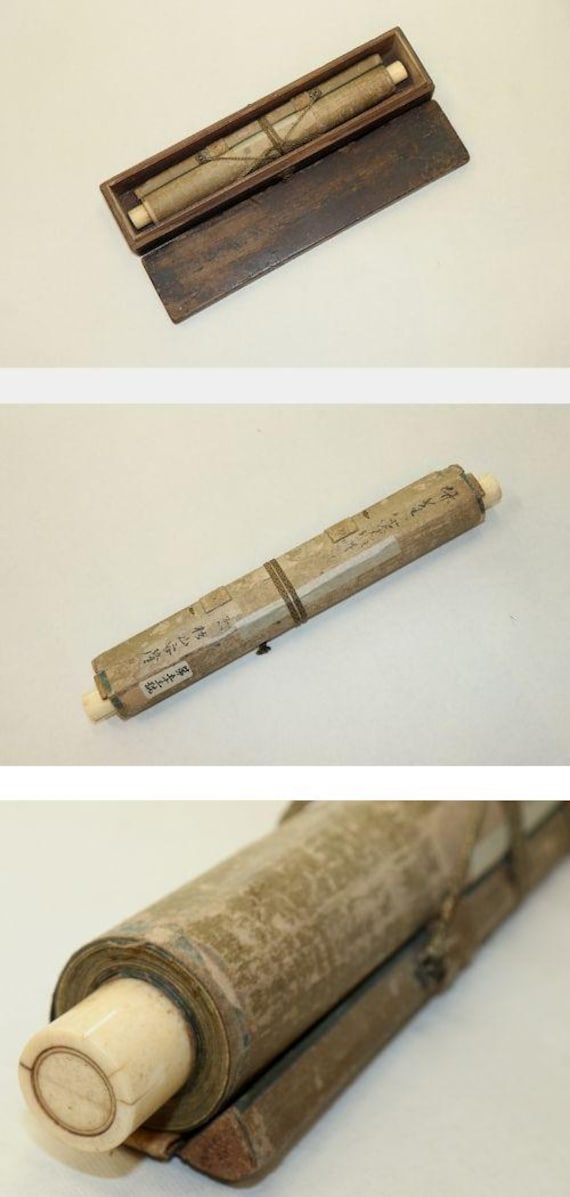 Antique Hanging Scroll Painting,ink Bamboo Painting,kakemono