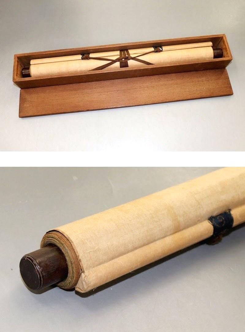 日本のアンティーク掛け軸 水墨画 龍のアート 壁飾り 江戸時代美術