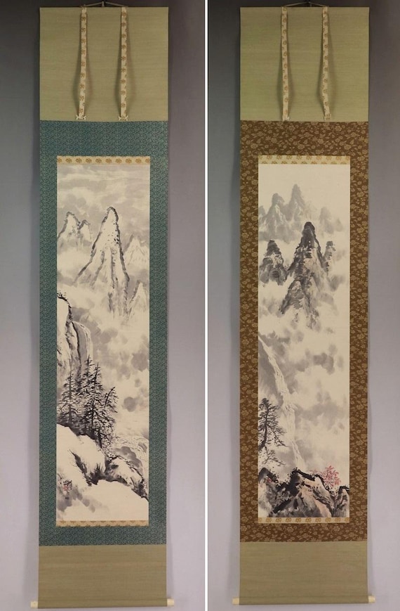 PAIR Vintage Japanese Wall Hanging Decor,wall Decor,beautiful