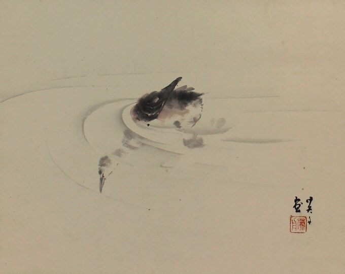 Vintage Japanese Wall Decor,wall Painting,hanging Scroll Painting