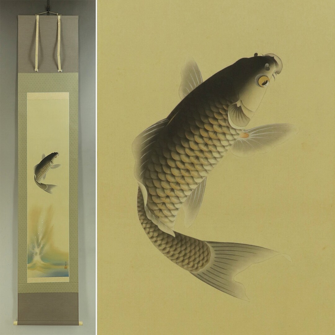 Vintage Antique Japanese Wall Hanging Decor Scroll Painting,wall Decor