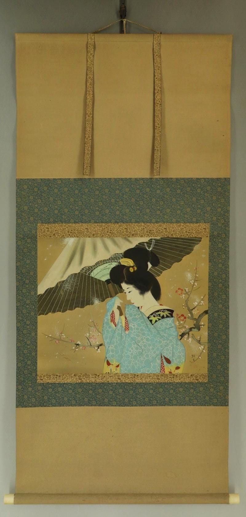 Vintage Japanese Wall Hanging Decor,wall Art Painting,bijinga,japanese ...