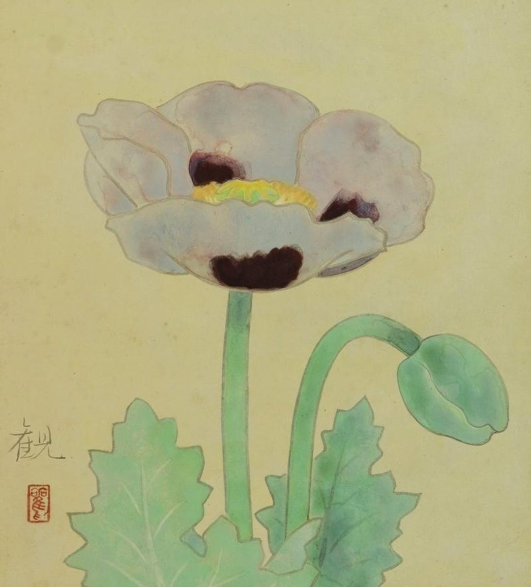 絵画　ポピー　ケシの花　額縁豪華 ポピー ブーケ 絵画 畫 花 壁飾り 赤いケシの花 アートワーク
