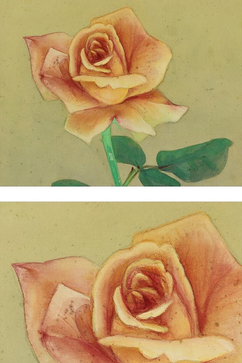 Vintage Japanese Wall Hanging Decor,wall Decor Rose,rose,flower