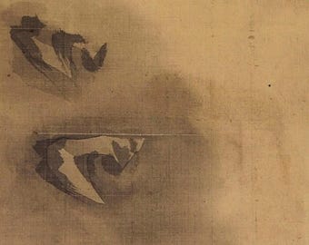 日本のアンティーク掛け軸 水墨画 龍のアート 壁飾り 江戸時代美術