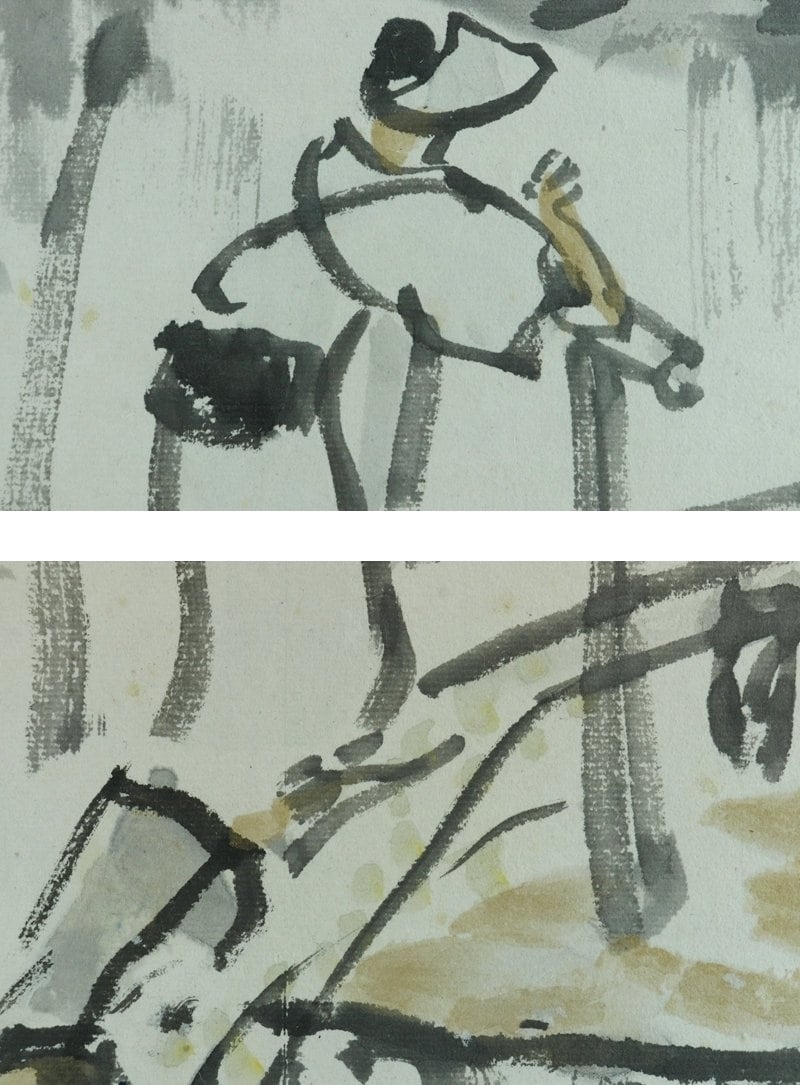 Vintage Japanese Wall Hanging Decor,art Frame,art Frame Painting