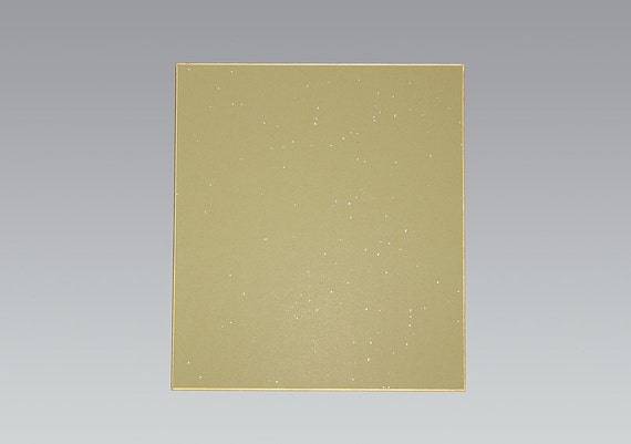 書道、水彩画、金縁の日本画用色紙10枚セット - Etsy 日本