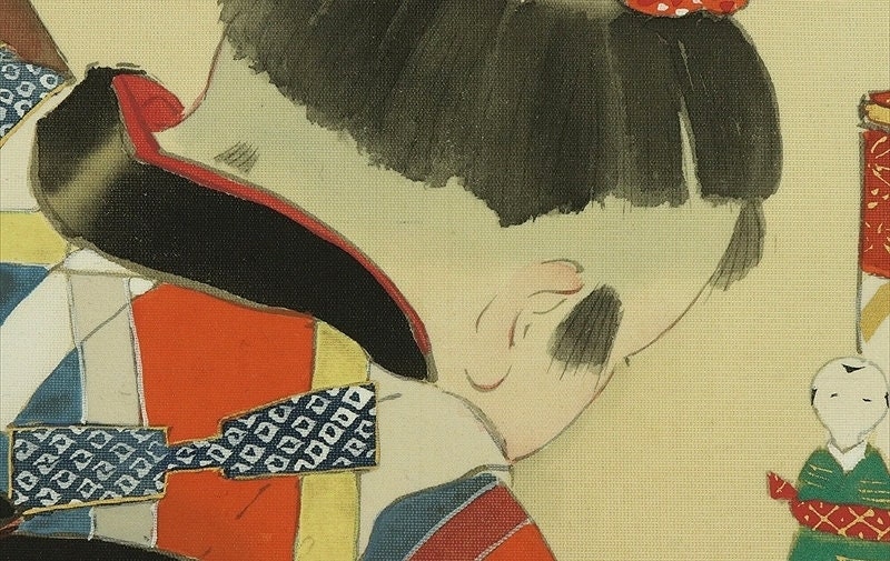 Vintage Japanese Wall Hanging Decor Art Painting,wall Decor,bijinga ...