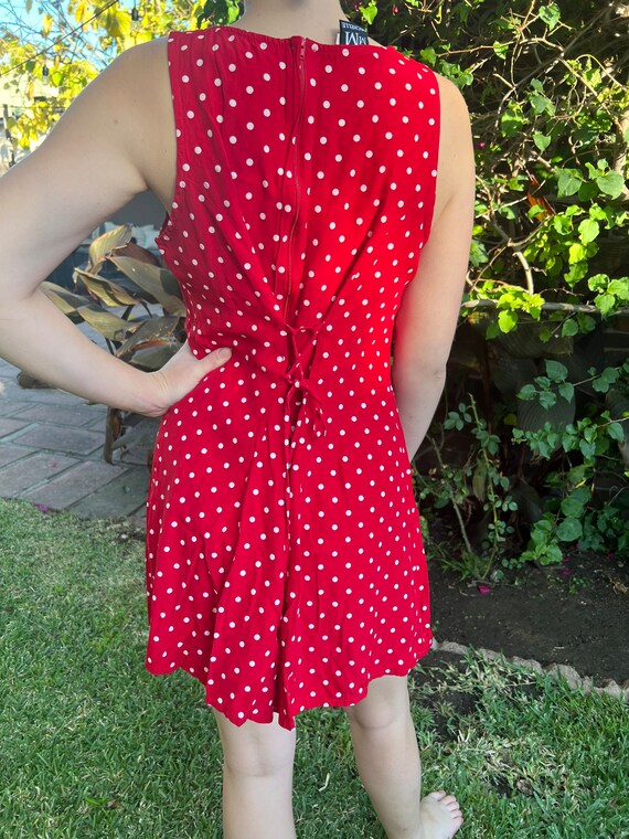 Vintage babydoll polka dot Summer Dress - image 3