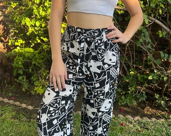 Vintage 90s print Pants