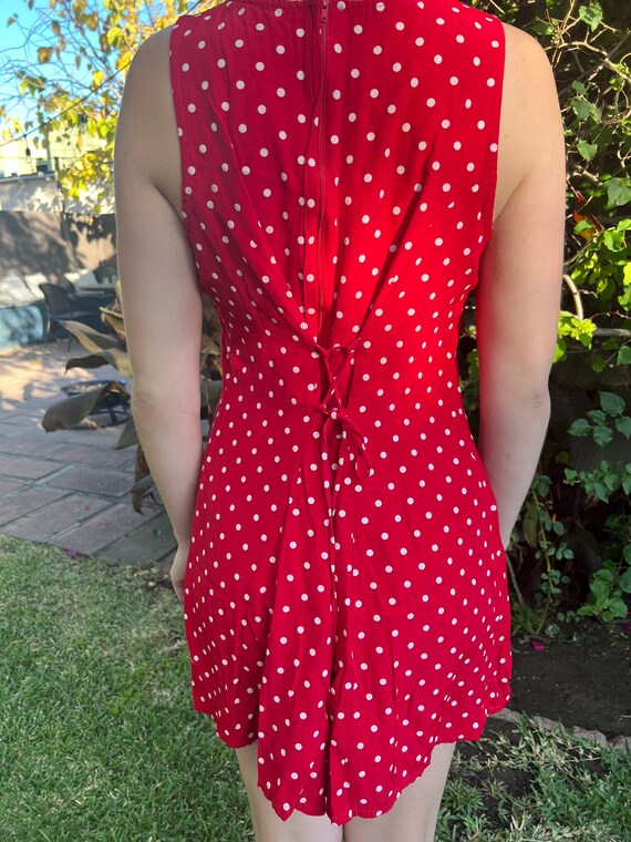Vintage babydoll polka dot Summer Dress - image 2