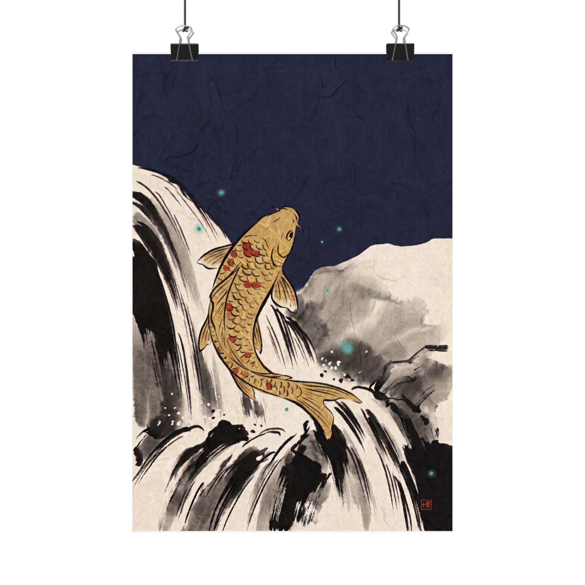 Gold Koi Painting - Etsy - Page 5