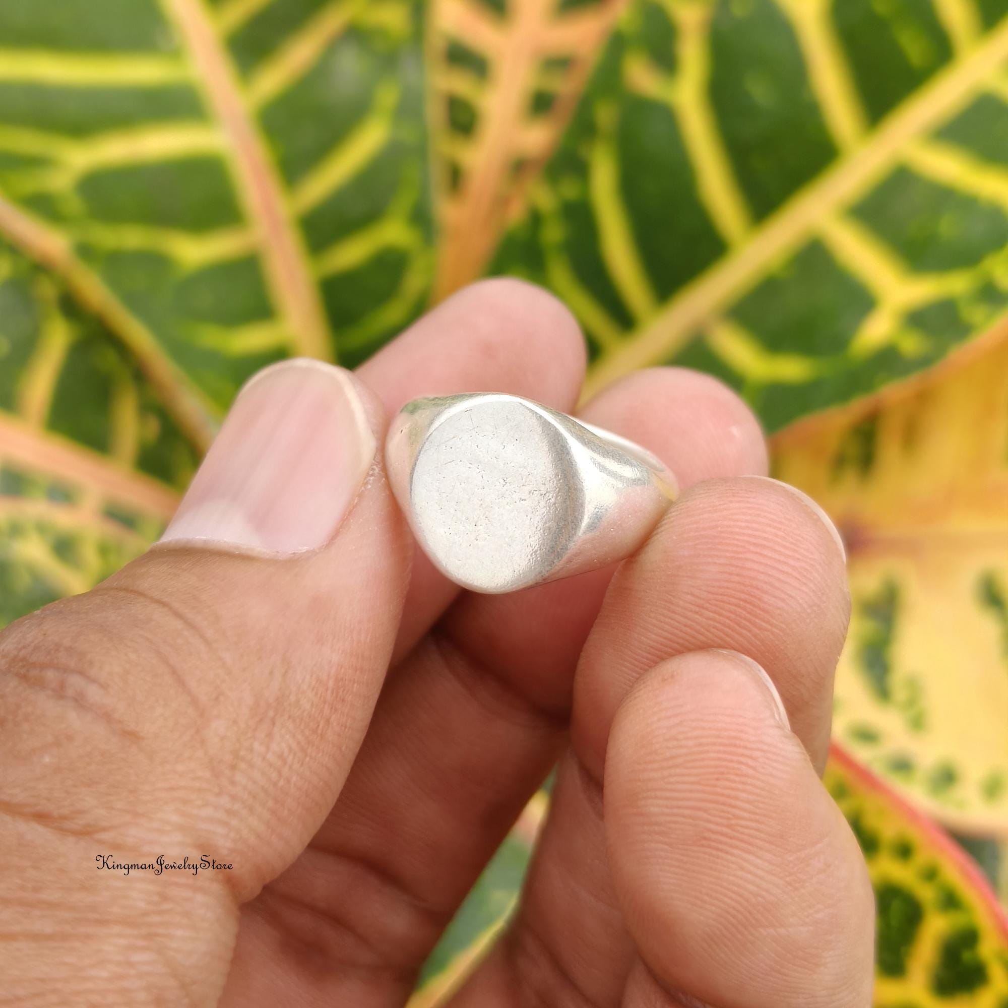 Blank Signet Ring - Etsy