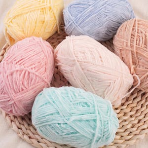 Mjukt premiumtunt sammets-chenillegarn 40g, plyschgarn för amigurumi-virkning och stickning, hantverksprojekt