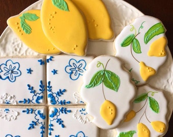 Lemon and Tile Cookies