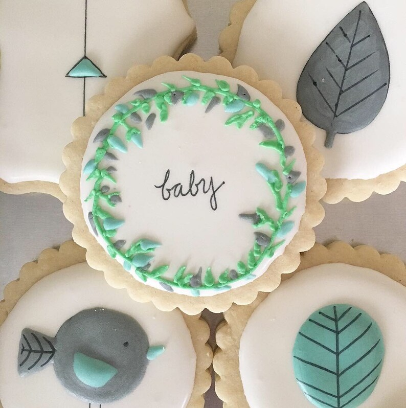Gender Neutral Baby Shower Cookies Gender Neutral Baby Shower Cookies