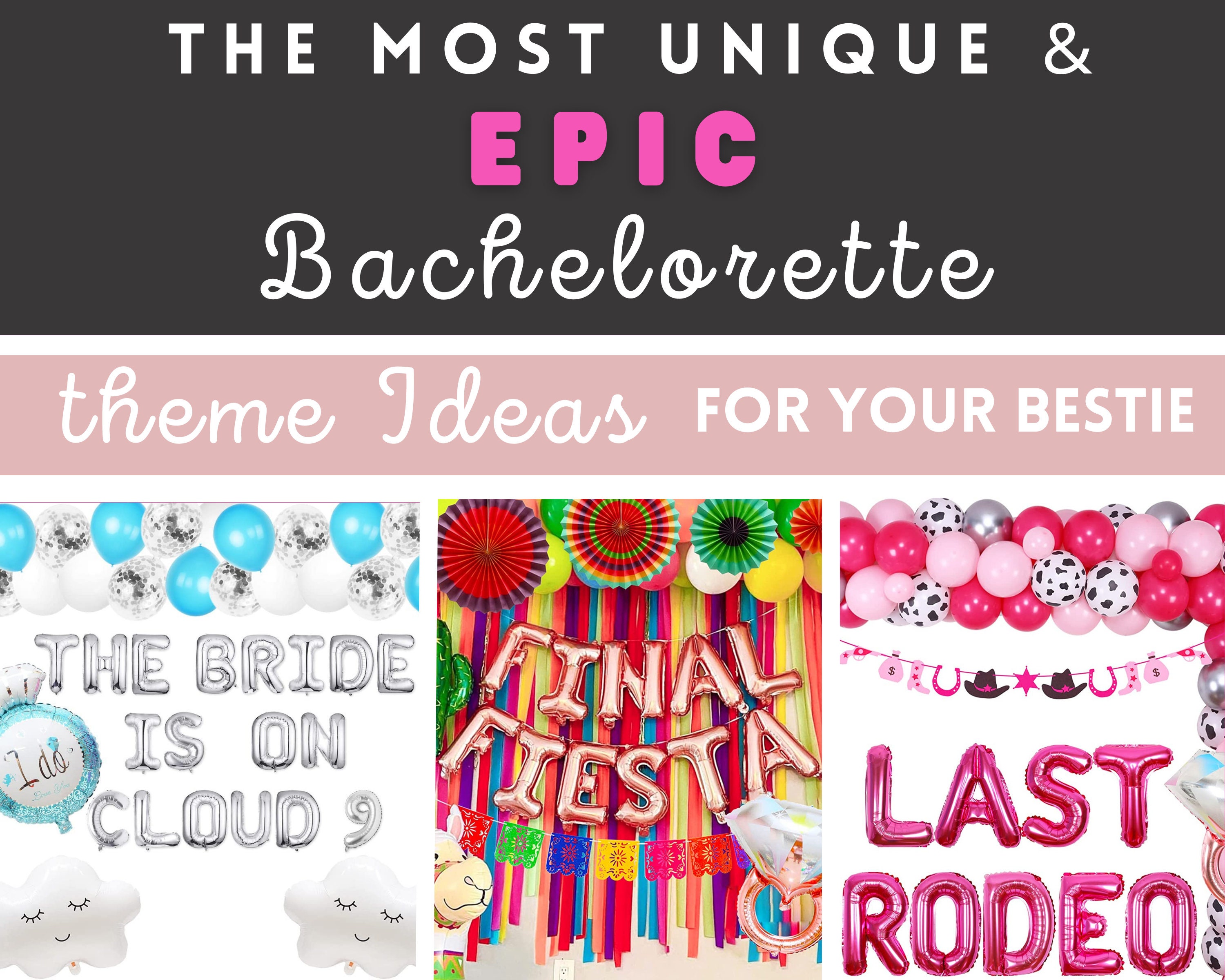 Bachelorette Themes, Bachelorette Theme Decorations, Bachelorette Party  Decorations, Personalized Bachelorette Party Decor 