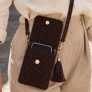 Haakpatroon voor een telefoontasje – LISBON Crossbodytas, PDF Zomerband (digitale download)