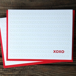 Carte typographique XOXO
