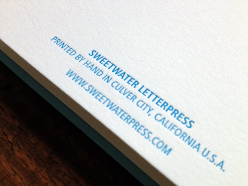 Congrats Letterpress Card image 3