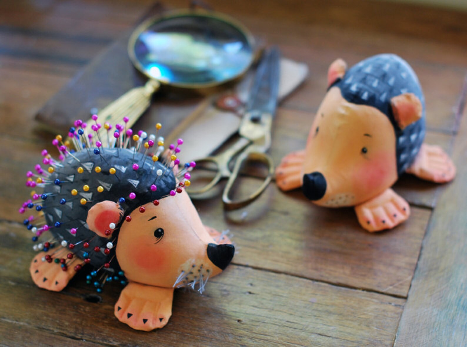 Pincushion Hedgehog Pin Cushion to Store Pins Etsy Canada