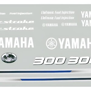 Four Stroke SPTS Sticker Kit Compatible with Yamaha 300 (17 units)