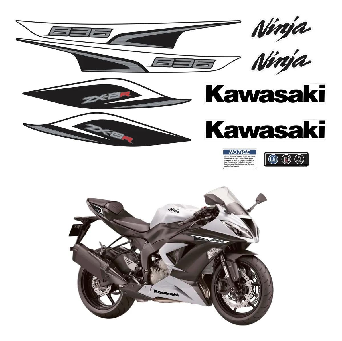 Zx6r Sticker 636 - Etsy