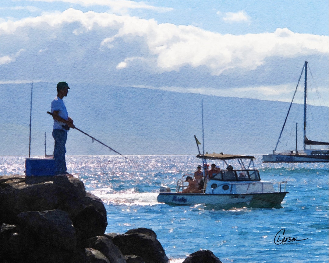 FISHING IN LAHAINA A Day in the Life of a Maui Local Etsy