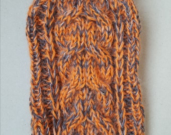 Orange Cable Knit Dog Sweater -Small Dog Sweater-Chihuahua sweater-Pet Sweater-Dog Costume Size XXS-XS- S -M