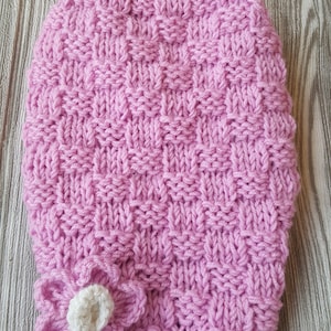 Maglione per cani piccolo -Maglione per cani lavorato a mano-Cappotto per cani-Costume per cani-Vestiti per cani-Moda per cani-Maglione per cani rosa-Taglia S