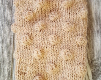 Hand Knit Mini Pom-Pom Design Dog Sweater -Small Dog Sweater-Chihuahua sweater-Pet Sweater-Dog Costume size XS- S -M