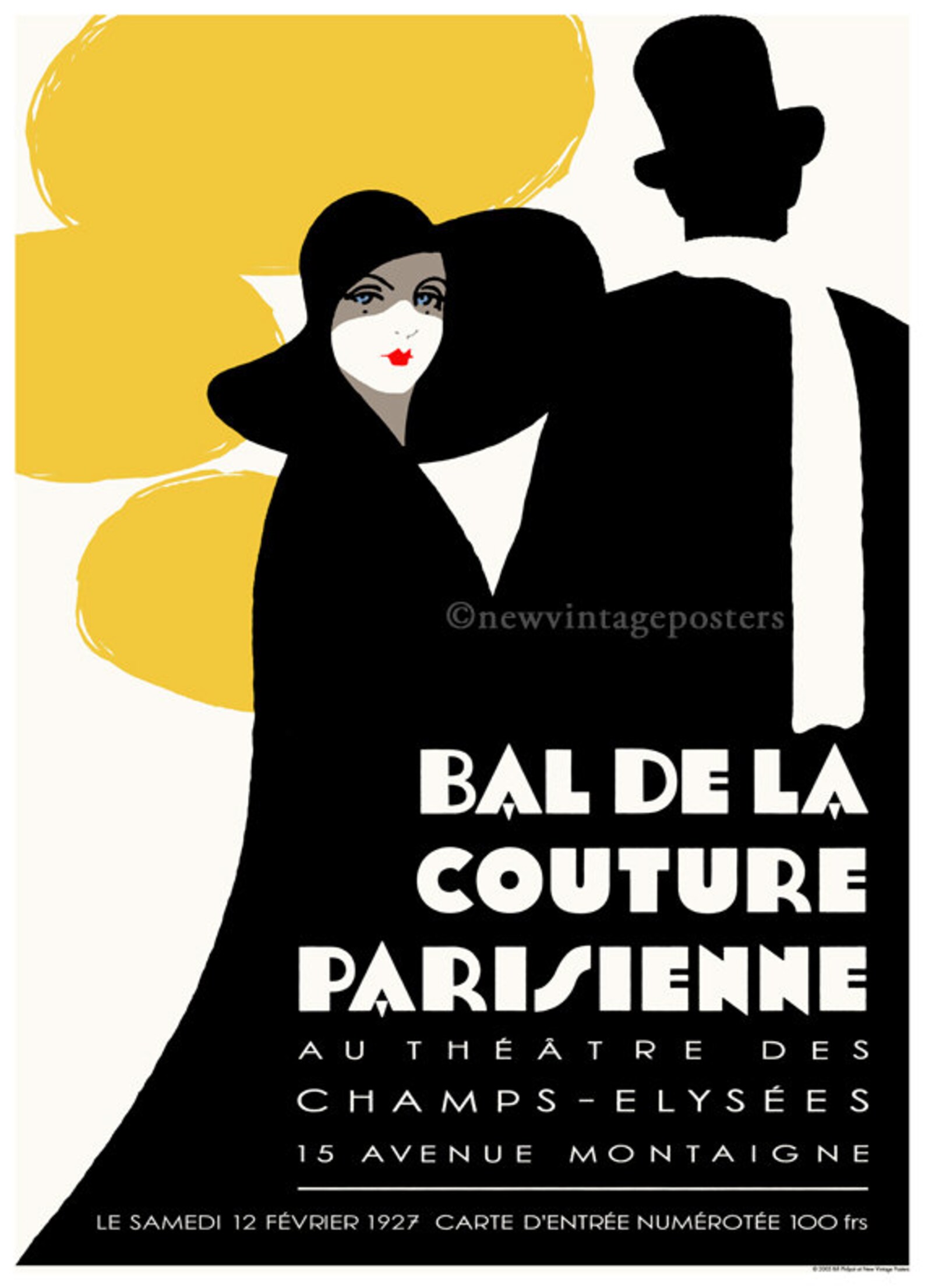 Art Deco Paris Fashion 1927 Giclee Poster Print Etsy