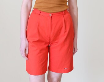 90's Fila activewear red shorts, S-M