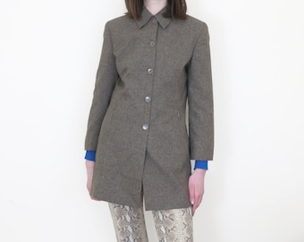 fitted khaki blazer, XS- S