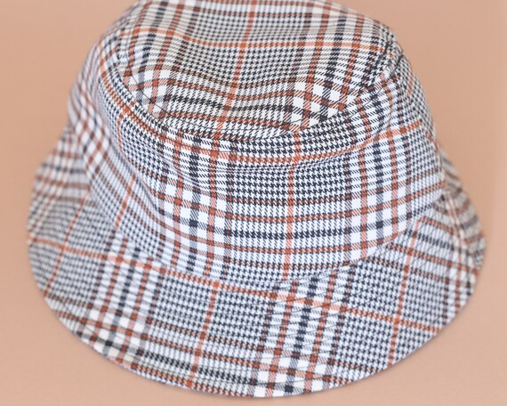 Plaid Beige Bucket Hat - Etsy display picture 1