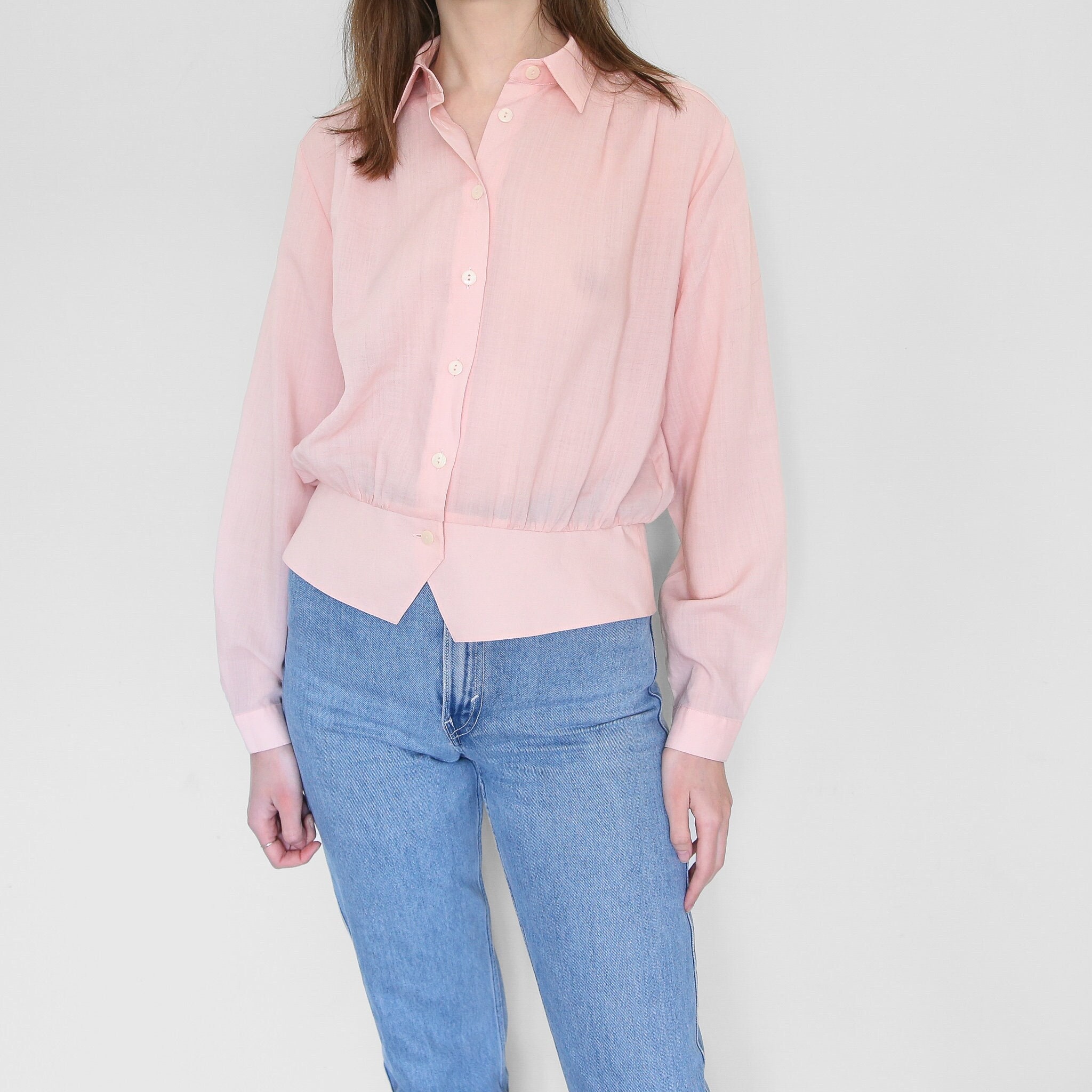 pois blouse tee ピンク pois ポワ blouse tee white ブラウスT ピンク