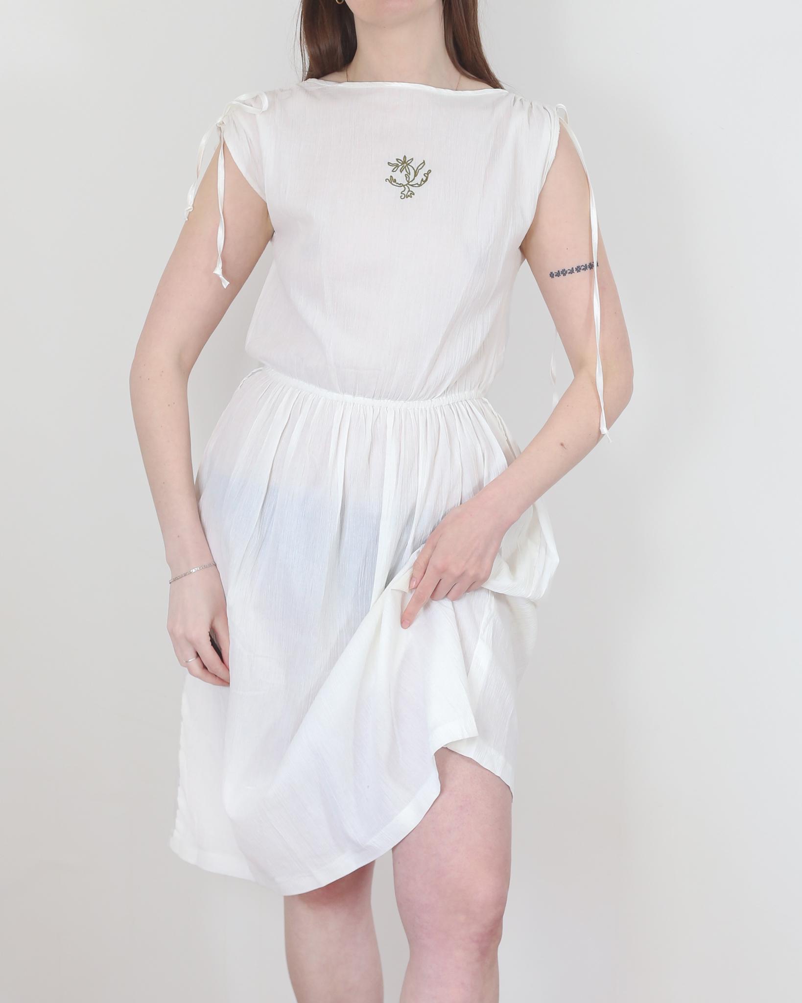 Embroidered Greek Dress - Etsy