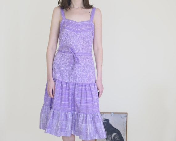 knee length dresses for ladies Draper James Womens Katie Midi Dress, XS, Women's, Purple