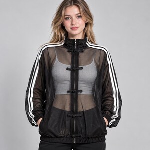 Sheer Zip up Jacket - Etsy