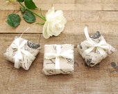 Happywrap Tiny Gift Wrapping made with Fabric & Ribbons, Reusable and eco-friendly, perfect for Weddings