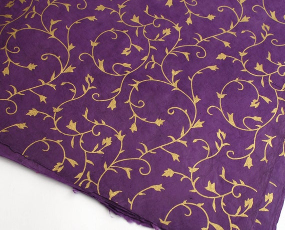 purple and gold wrapping paper