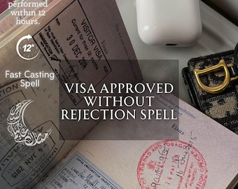 Visa Approval Spell | Visa Success Travel Approval Ritual | Immigration & Application Support Energy | Positive Outcome  Confidence Ritual