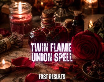 Twin Flame Union Spell | Divine Connection Ritual | Sacred Love Manifestation | Personalized Spiritual Energy Work | Twin Flame Reunion