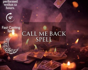 Call Me Back Spell | Phone Call Attraction Ritual | Communication & Reconnection Energy | Love Contact  Message Ritual
