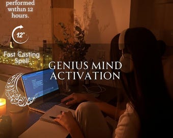 Genius Mind Activation Spell | Powerful Intelligence & Mental Clarity Ritual | Focus, Memory Learning Energy