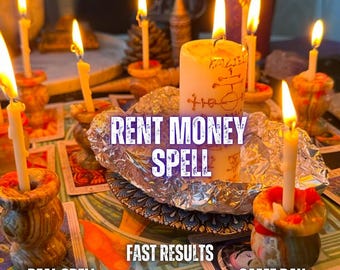 Rent Money Spell | Financial Assistance Ritual | Prosperity & Money Manifestation | Personalized Abundance Energy Work | Wealth Blessing