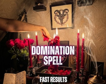 Domination Spell | Confidence & Influence Ritual | Personal Power Manifestation | Leadership Energy Work | Personalized Spiritual Ritual