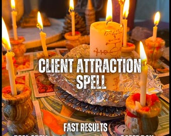Client Attraction Spell | Attract More Clients & Customers | Business Success Ritual | Personalized Prosperity Spell