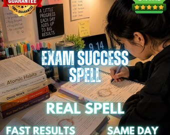 Exam Success Spell | Study & Academic Success Ritual | Test Confidence Manifestation | Focus Motivation Energy