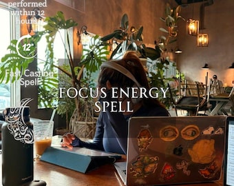 Focus Energy Spell | Powerful Concentration & Mental Clarity Ritual | Productivity, Motivation  Goal Focus | Study  Work Energy